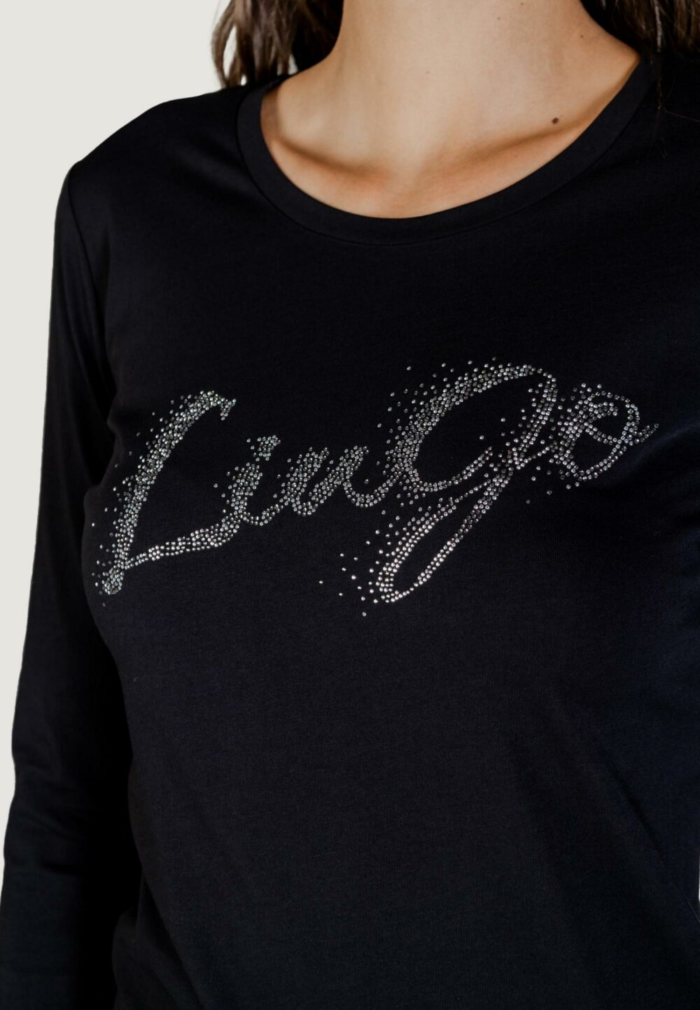 T-shirt manica lunga Liu-Jo ECS T-SHIRT MODA M/L Nero - Foto 5