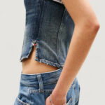 Top Tommy Hilfiger Jeans TOMMY GIRL DENIM TUB Indigo - Foto 4
