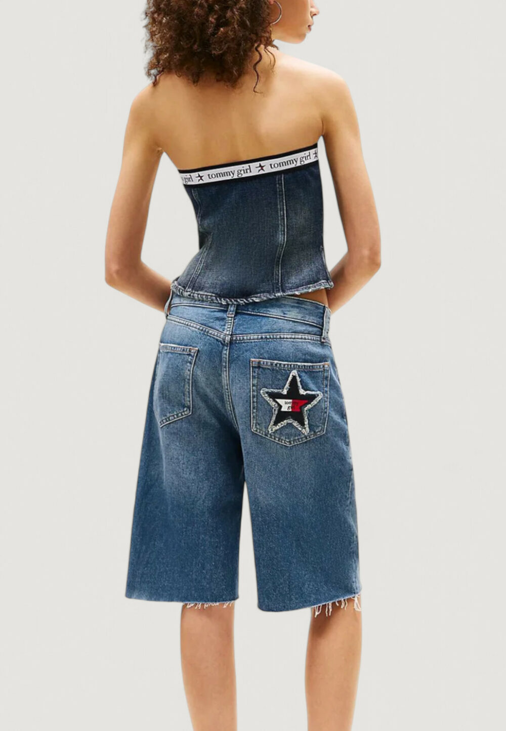 Top Tommy Hilfiger Jeans TOMMY GIRL DENIM TUB Indigo - Foto 3