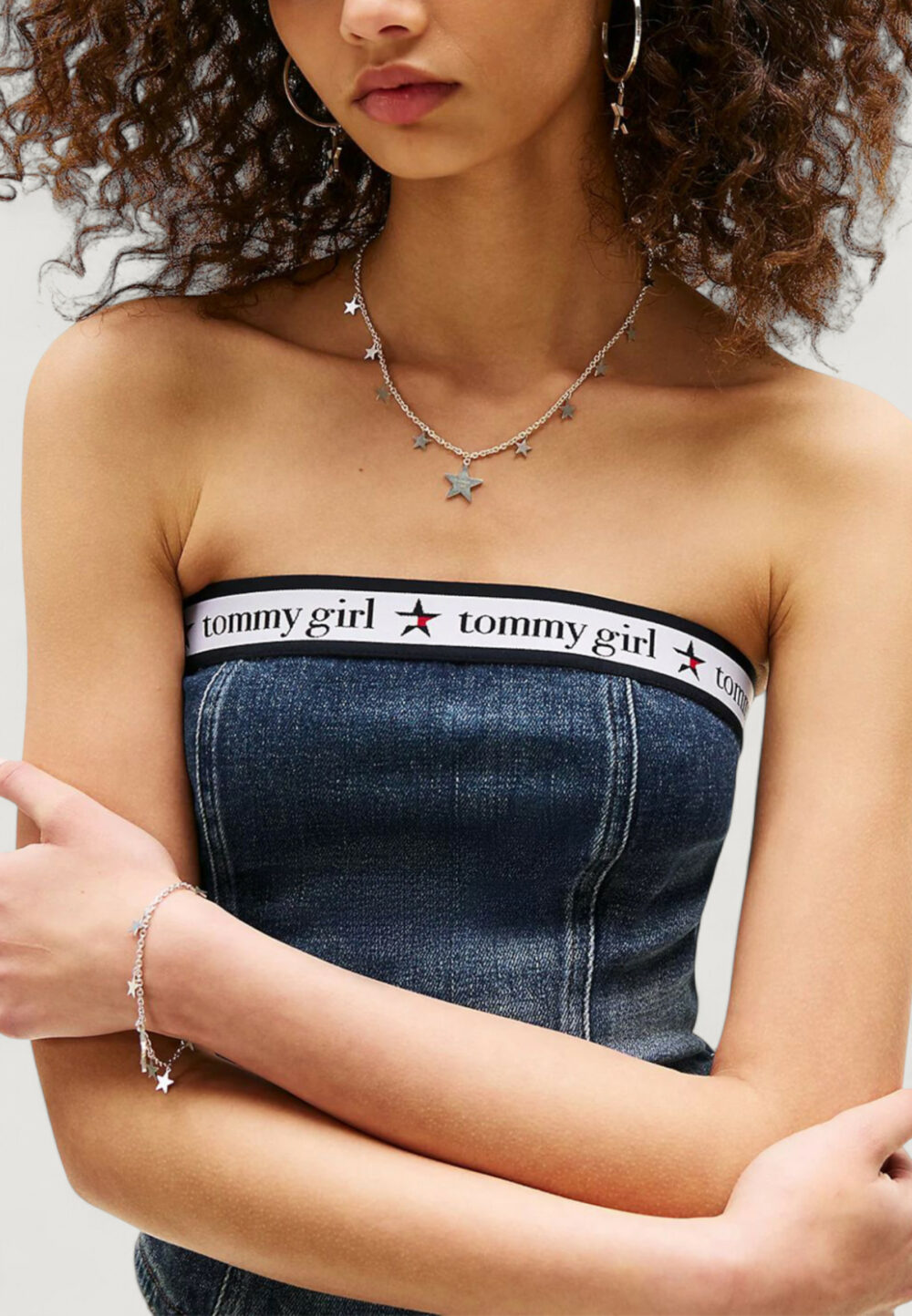 Top Tommy Hilfiger Jeans TOMMY GIRL DENIM TUB Indigo - Foto 2