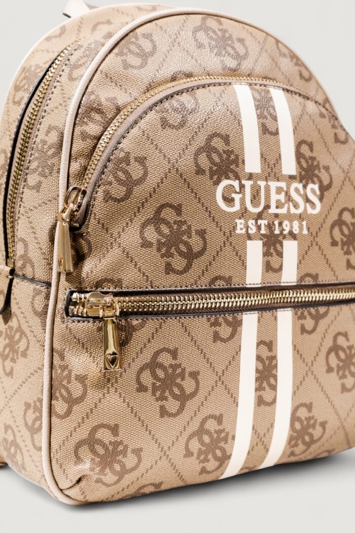 Zaino Guess MANHATTAN II LARGE BACKPACK Beige – HWOS71 18330