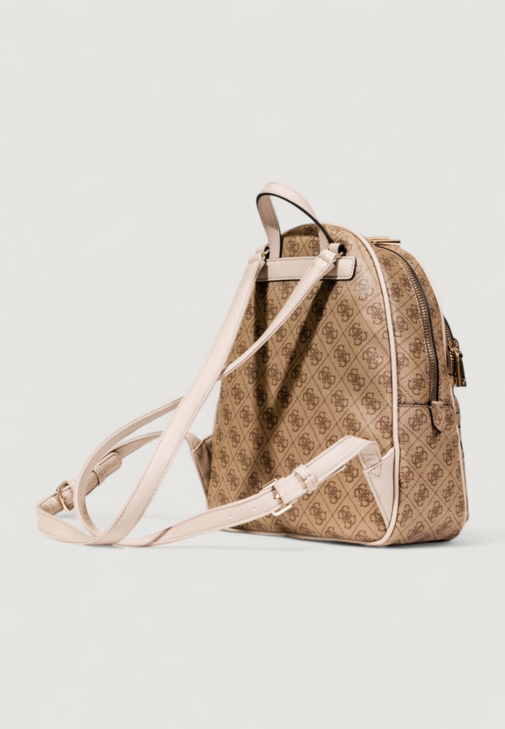 Zaino Guess MANHATTAN II LARGE BACKPACK Beige - Foto 5