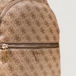 Zaino Guess MANHATTAN II LARGE BACKPACK Beige - Foto 3