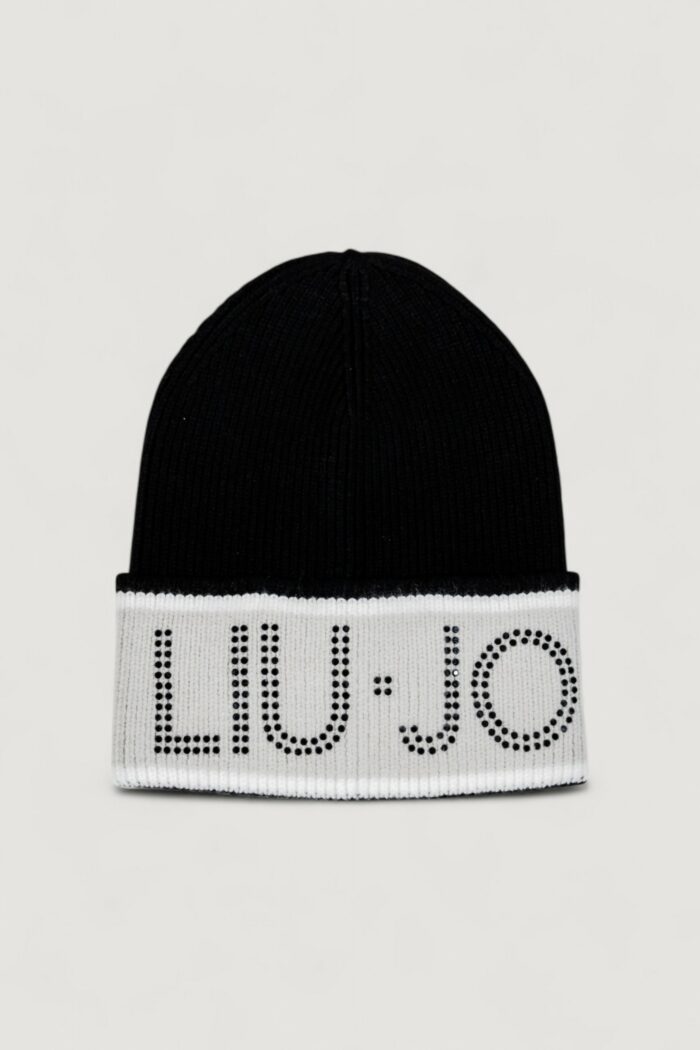 Berretto Liu-jo BEANIE C/BLOCK LOGO Nero
