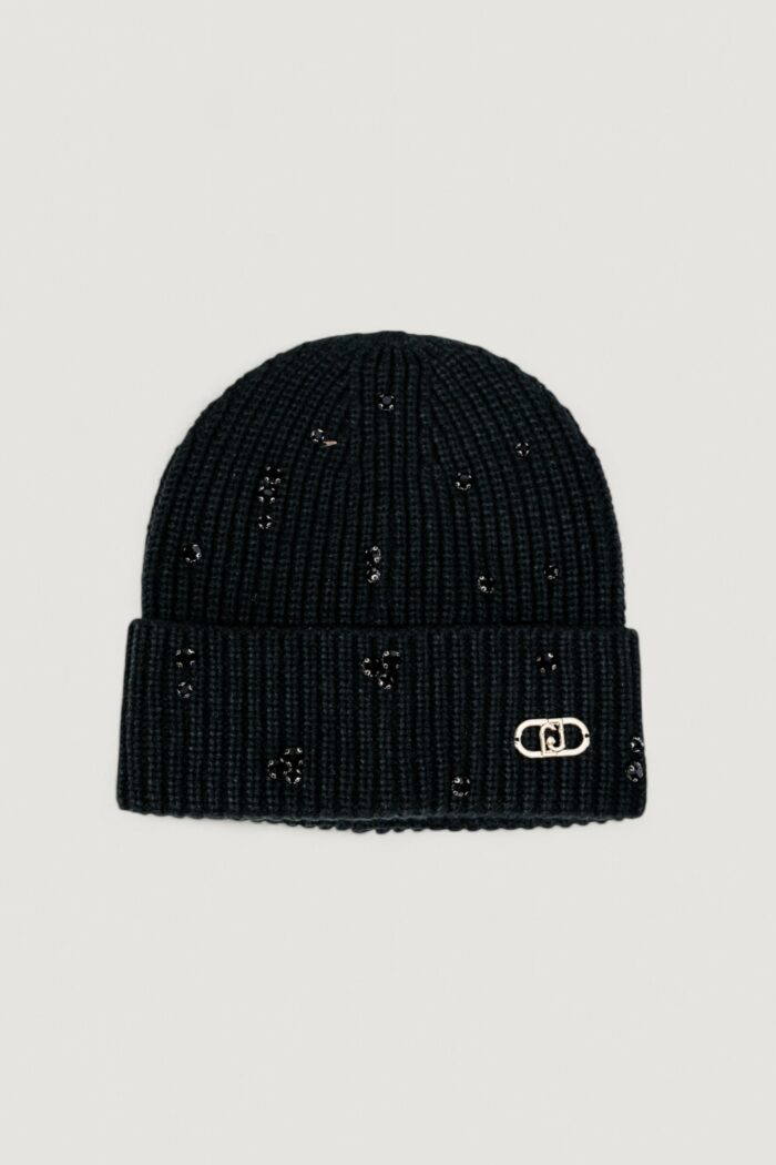 Berretto Liu-jo BEANIE CON APPLICAZIONI Nero