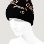 Berretto Liu-Jo BEANIE LOGO MONOGRAM NERO/MARRONE - Foto 4