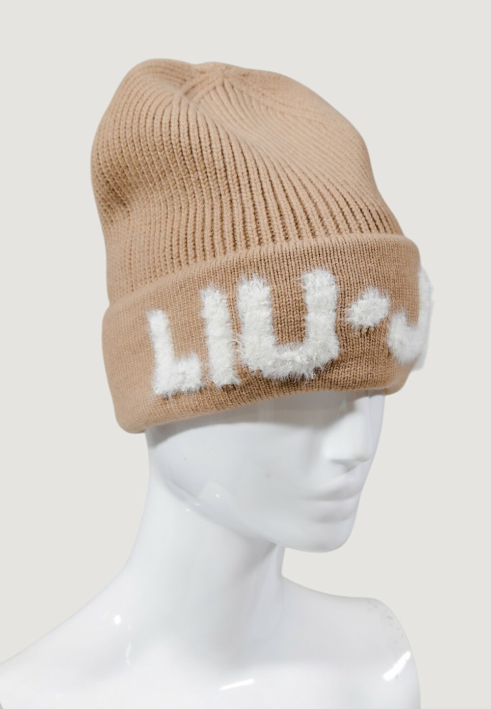 Berretto Liu-Jo BEANIE CON TAG Terra - Fango - Foto 3