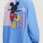 Bluse manica lunga Desigual CAM_MICKYSTRIPES Azzurro - Foto 3