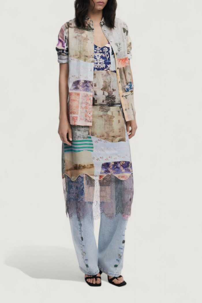 Bluse manica lunga Desigual CAM_PHOTOPOSTA Beige – 25WWCW18