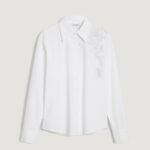 Camicia manica lunga Desigual CAM_BROIDFLO Bianco - Foto 5