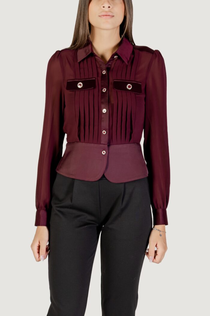Bluse manica lunga Morgan De Toi  Prugna – 232-CLOCLO