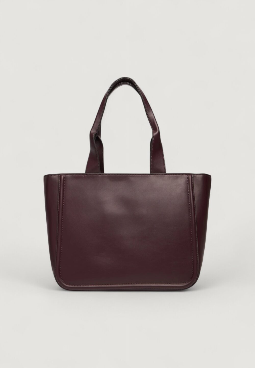 Borsa Calvin Klein RAISED CK MEDIUM TOTE Bordeaux - Foto 3