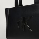 Borsa Calvin Klein RAISED CK MEDIUM TOTE Nero - Foto 2