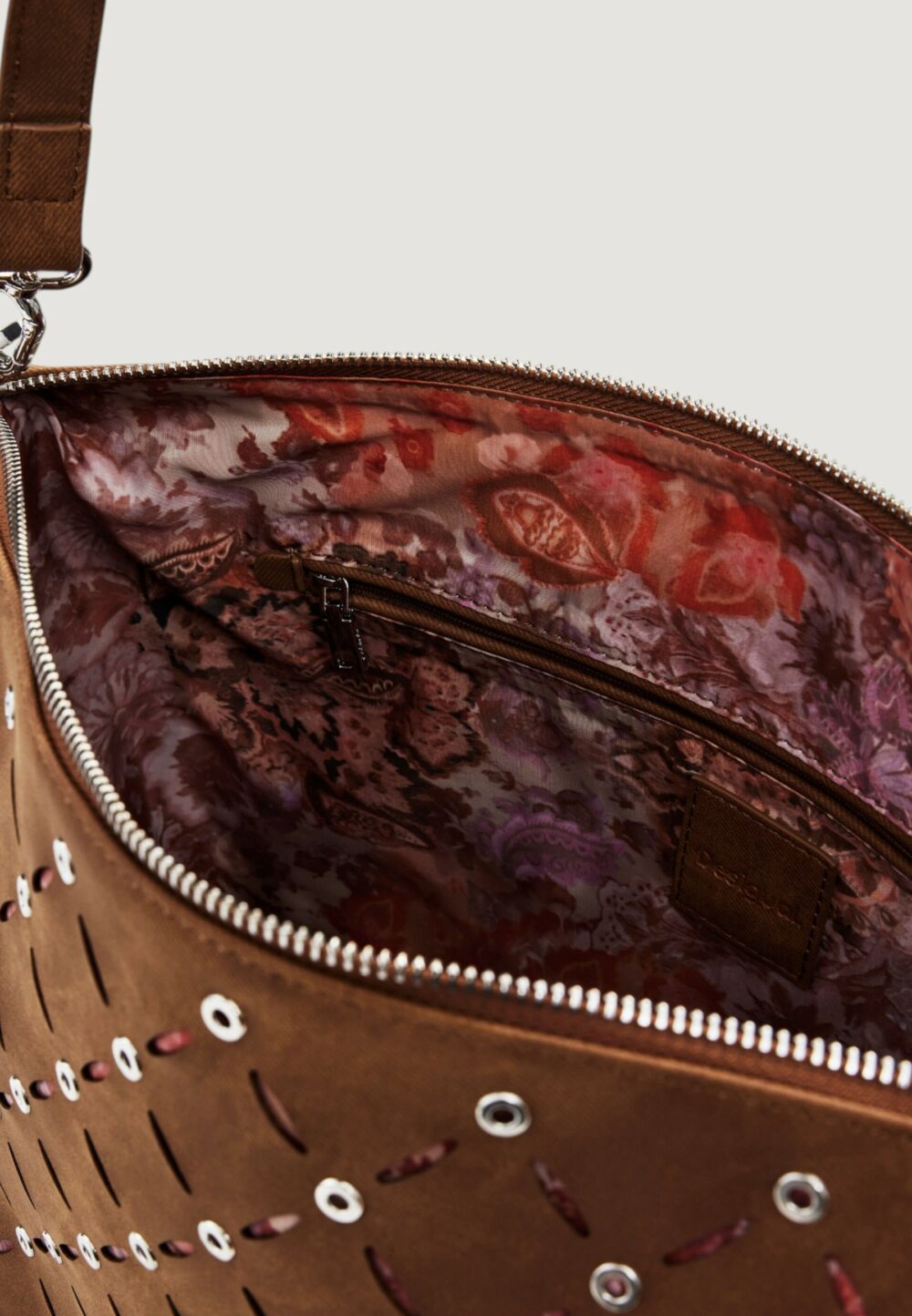 Borsa Desigual BAG_YANKEE LEIRIA MINI CA Marrone - Foto 4