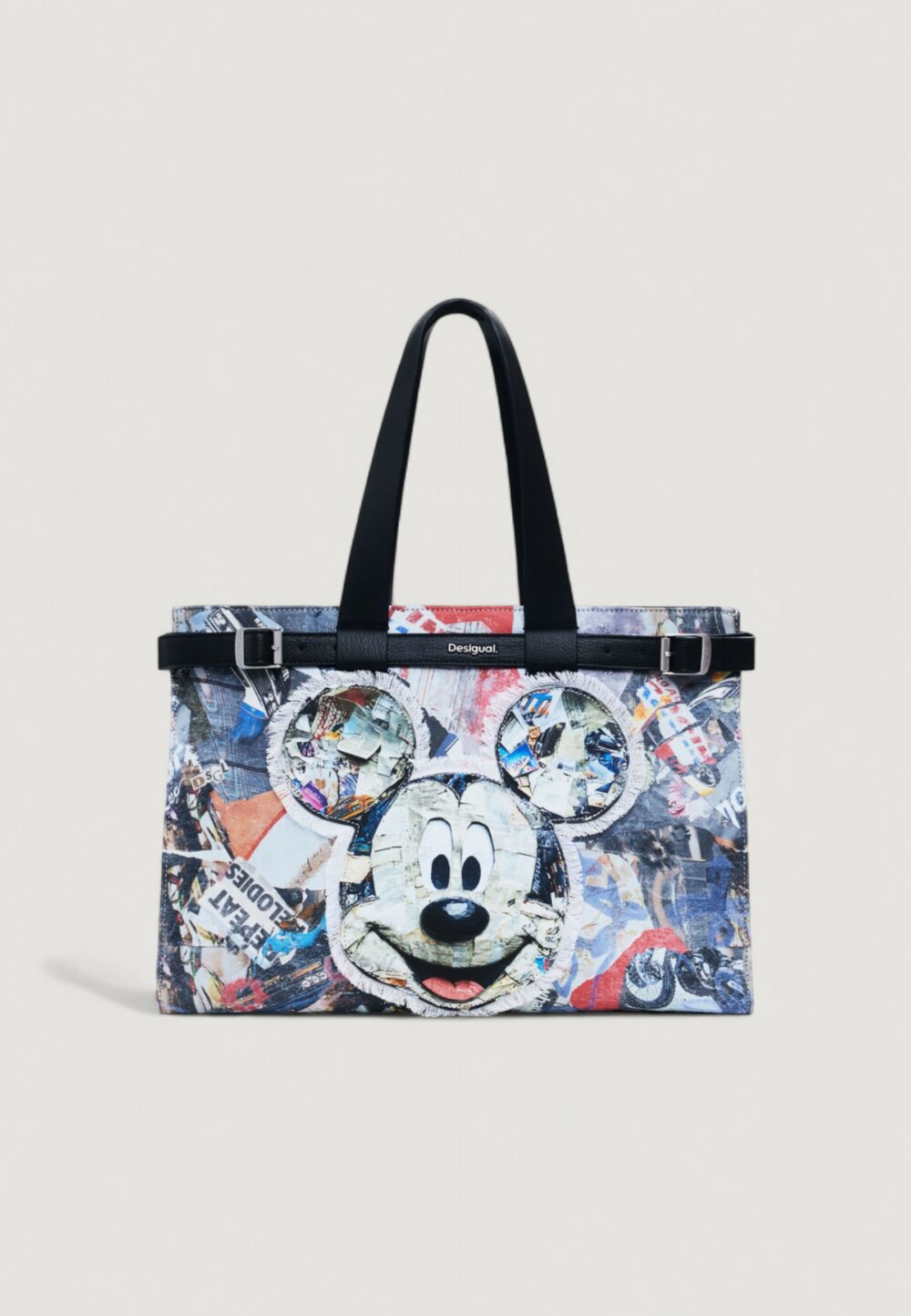 Borsa Desigual BAG_MICKEY COLLAGE Nero - Foto 1