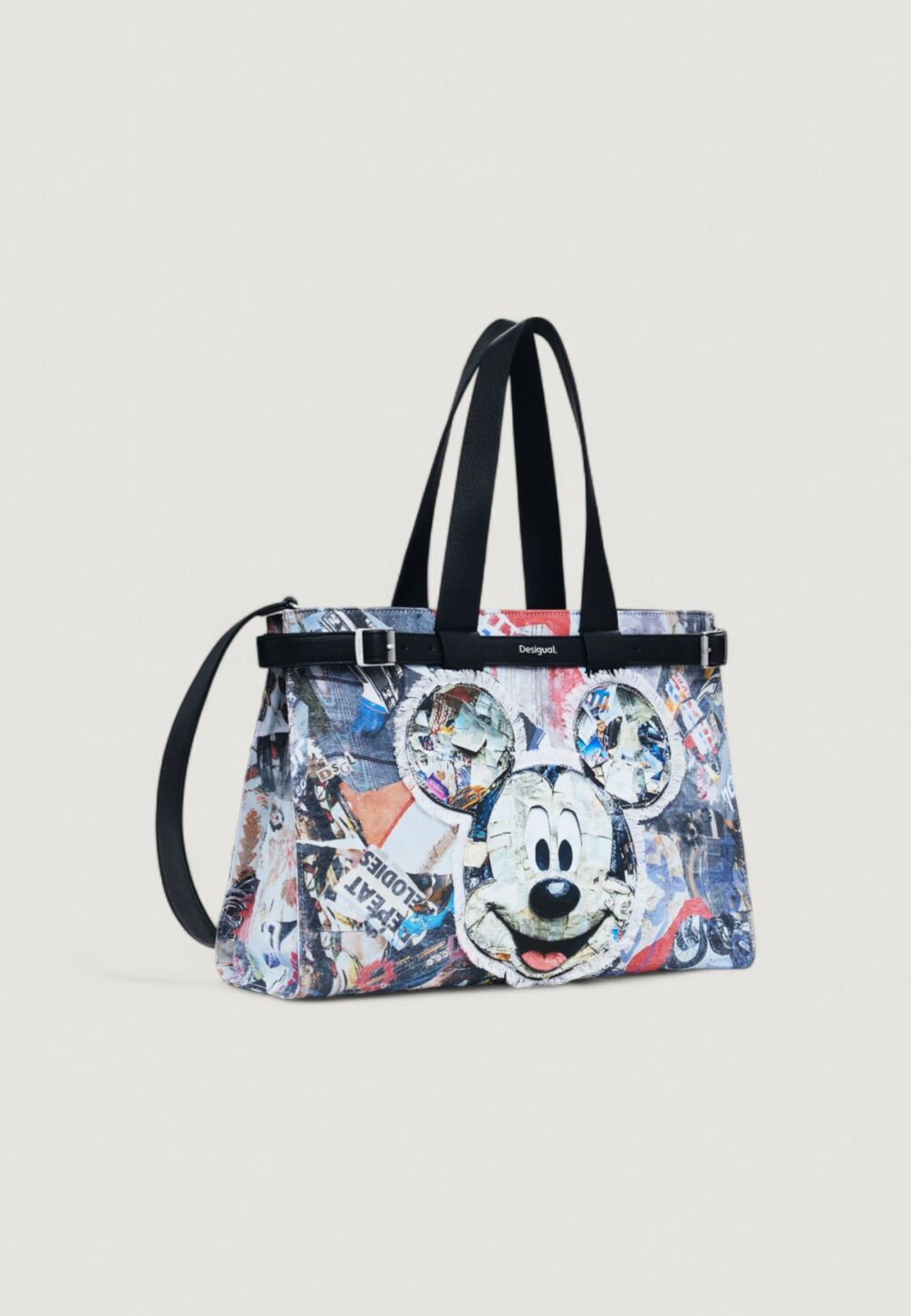 Borsa Desigual BAG_MICKEY COLLAGE Nero - Foto 2