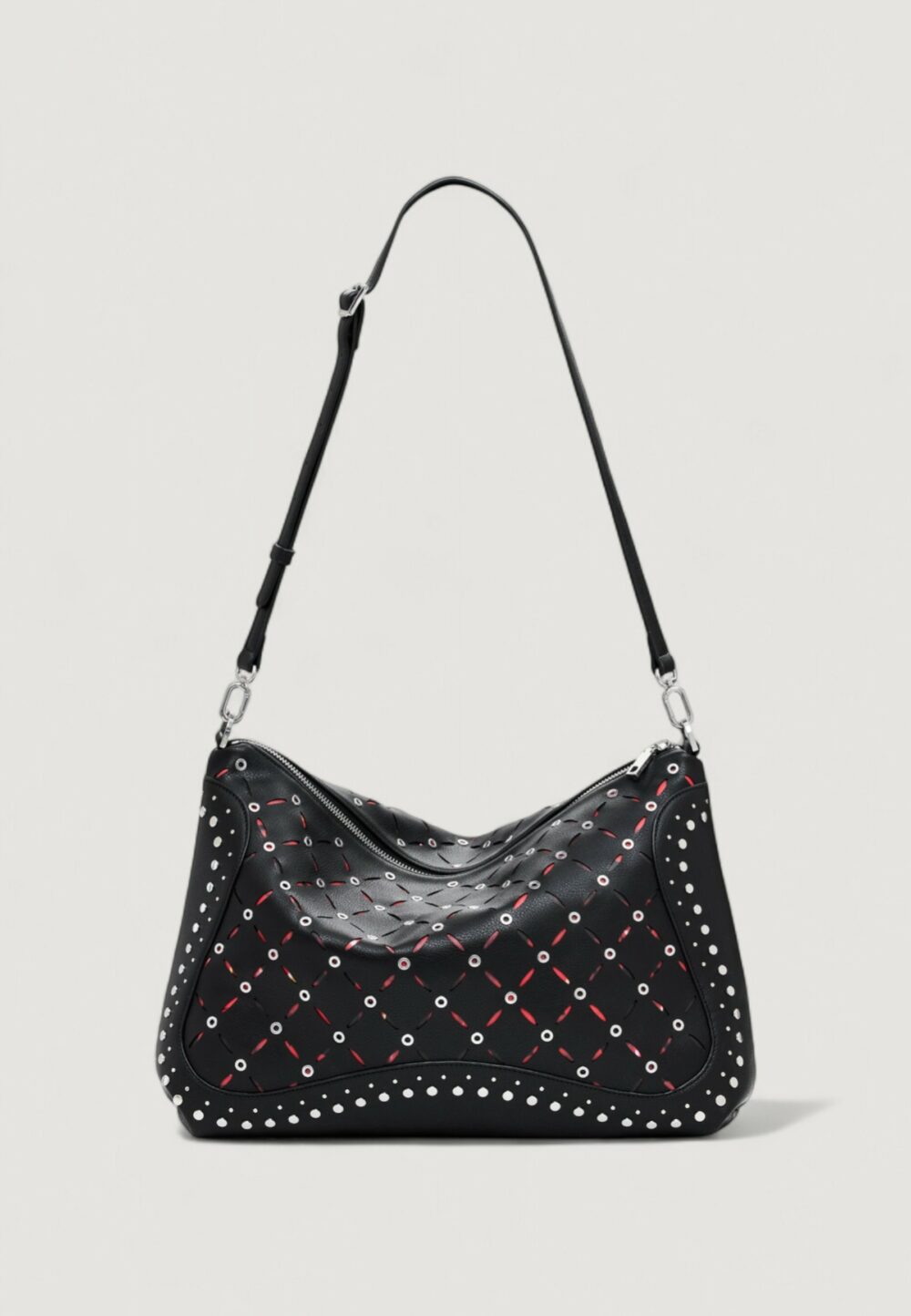 Borsa Desigual BAG_YANKEE LEIRIA MINI BL Nero - Foto 3