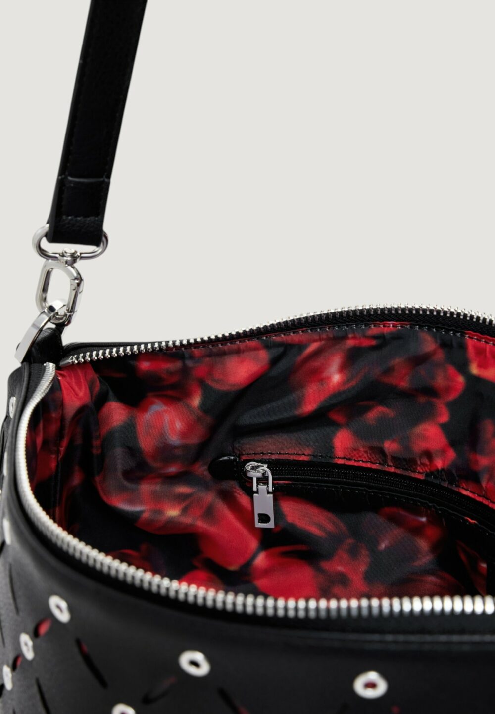 Borsa Desigual BAG_YANKEE LEIRIA MINI BL Nero - Foto 5