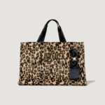 Borsa Liu-Jo L TOTE Nero - Beige - Foto 1