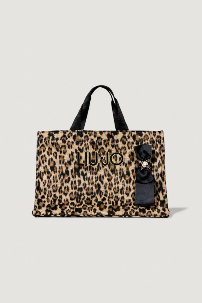 Borsa Liu-jo L TOTE Nero – Beige