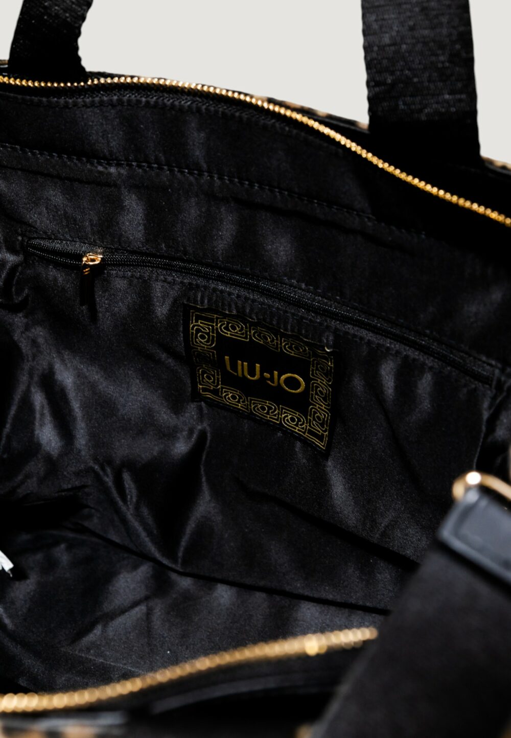 Borsa Liu-Jo L TOTE Nero - Beige - Foto 5