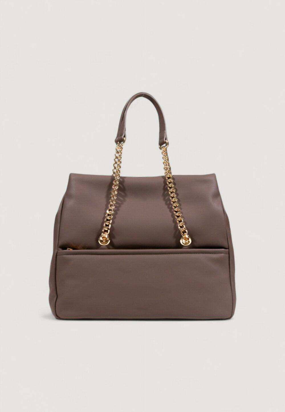 Borsa Love Moschino HAMMERED LOGO Marrone Scuro - Foto 3