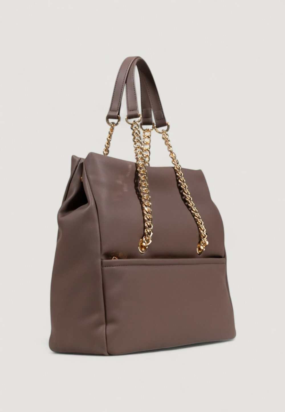Borsa Love Moschino HAMMERED LOGO Marrone Scuro - Foto 4