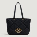 Borsa Love Moschino BORSA VELOUR PL Nero - Foto 1