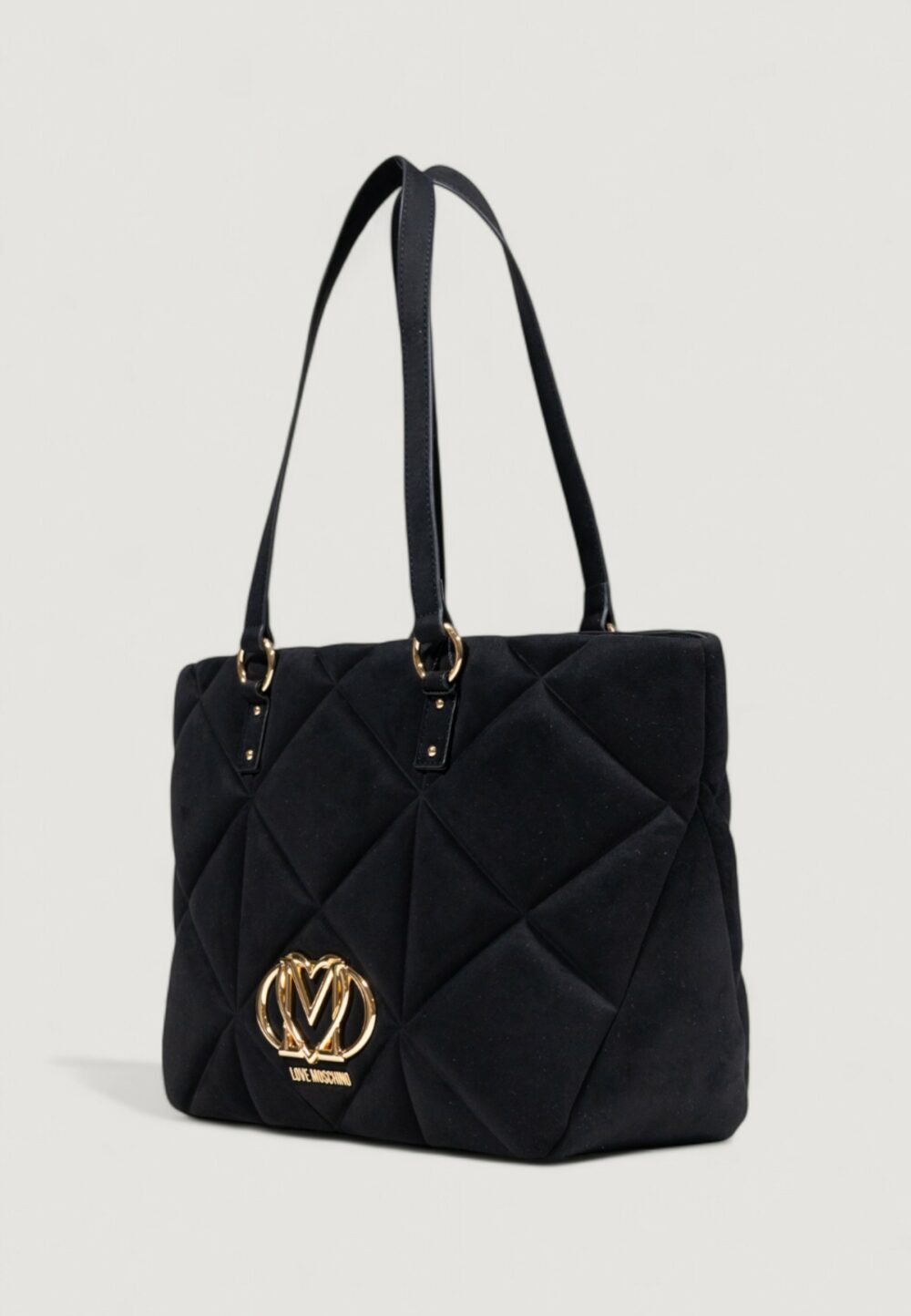 Borsa Love Moschino BORSA VELOUR PL Nero - Foto 2