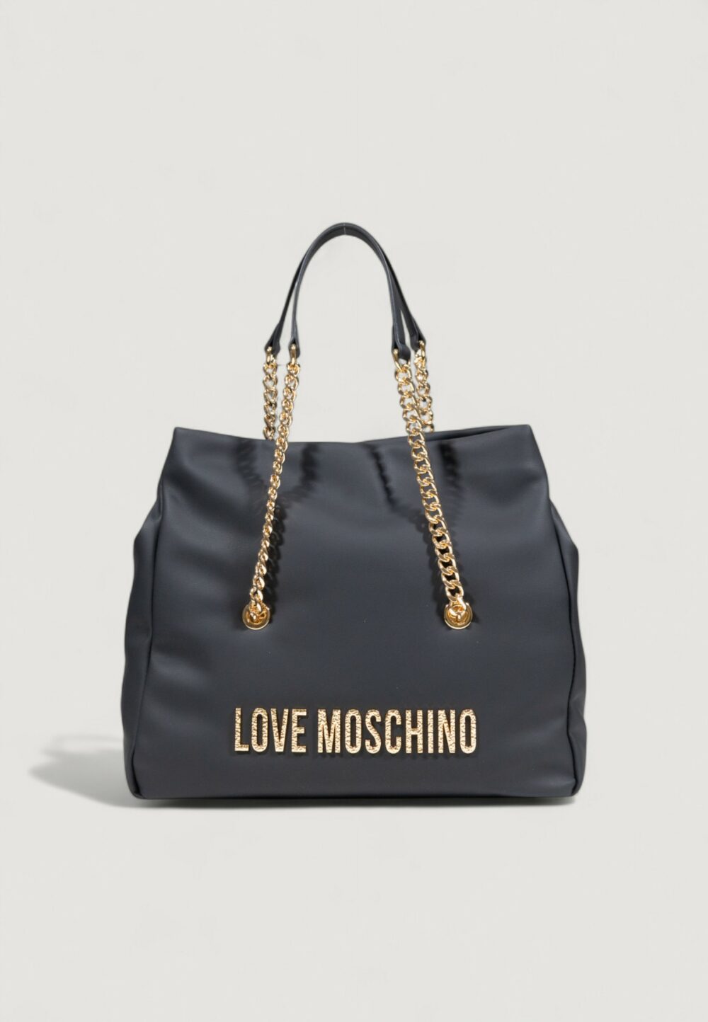 Borsa Love Moschino HAMMERED LOGO Nero - Foto 1