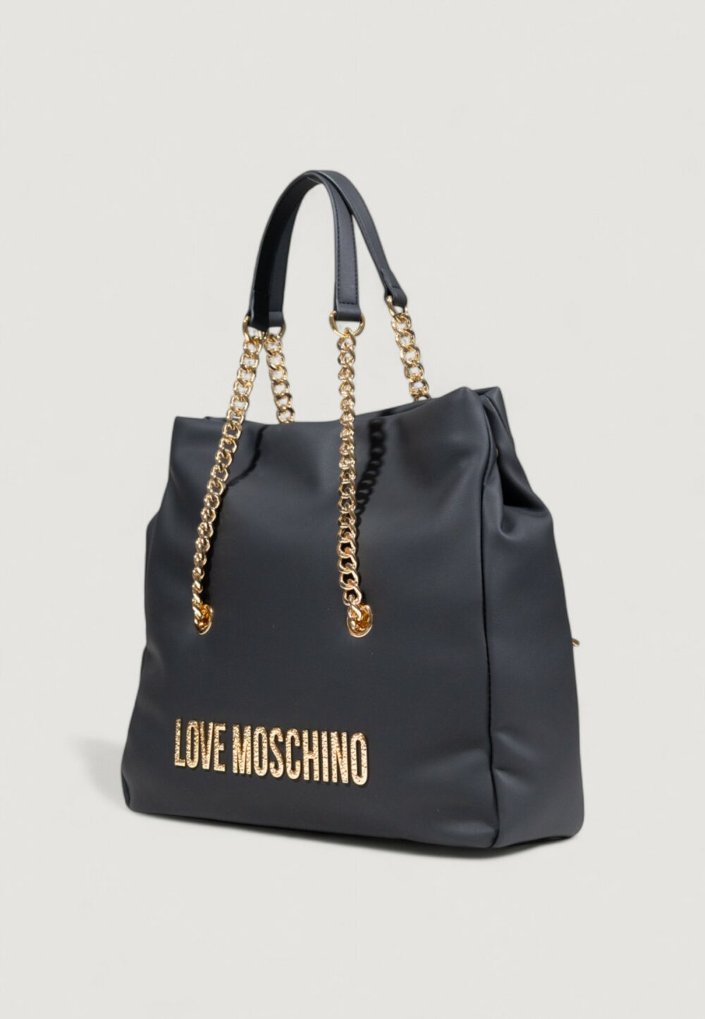 Borsa Love Moschino HAMMERED LOGO Nero - Foto 2
