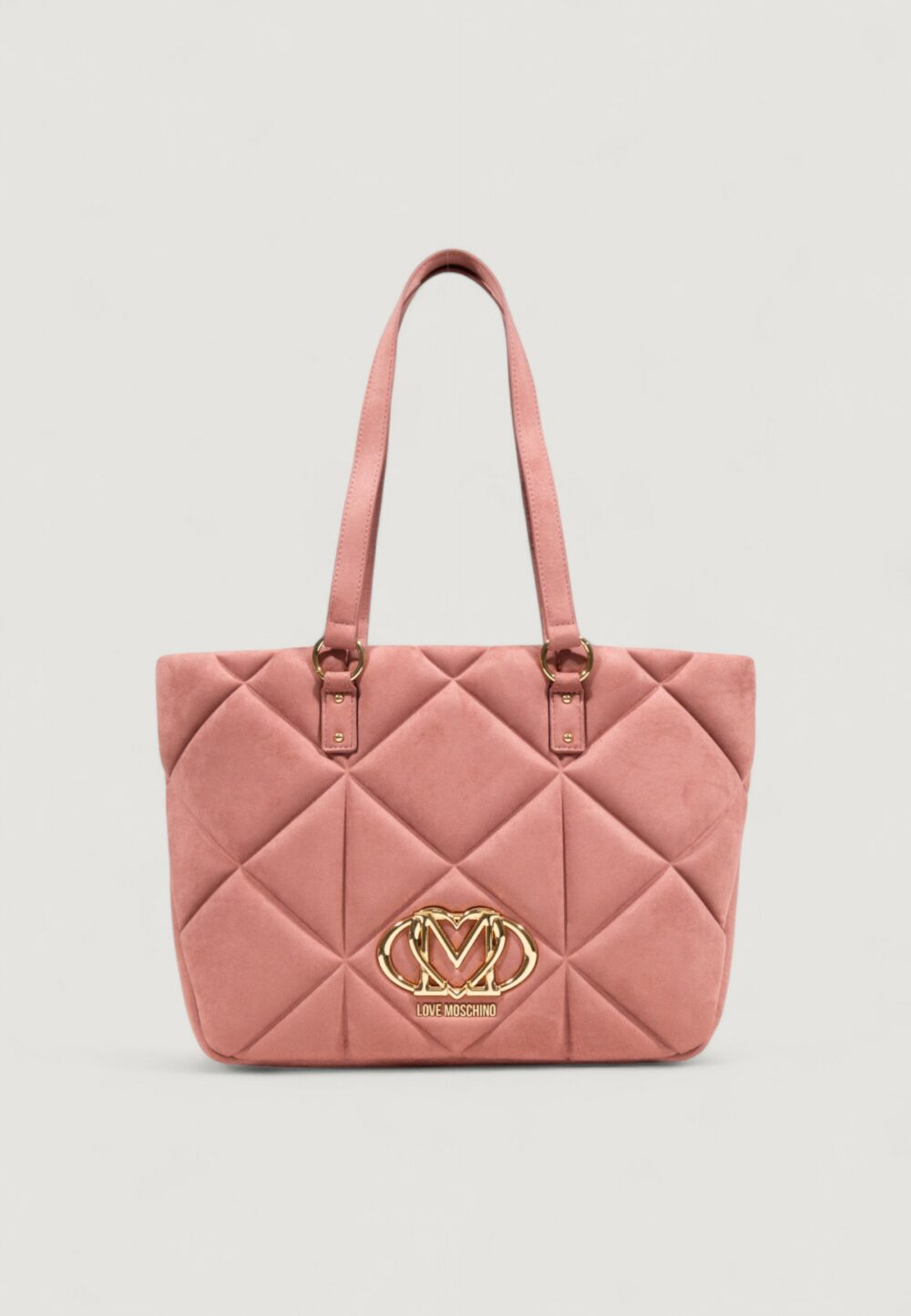 Borsa Love Moschino BORSA VELOUR PL Rosa Antico - Foto 1