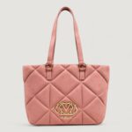 Borsa Love Moschino BORSA VELOUR PL Rosa Antico - Foto 1