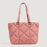 Borsa Love Moschino BORSA VELOUR PL Rosa Antico - Foto 3