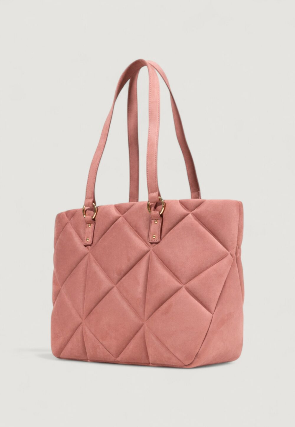 Borsa Love Moschino BORSA VELOUR PL Rosa Antico - Foto 4