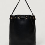 Borsa Calvin Klein RAISED CK LARGE BUCKET Nero - Foto 3