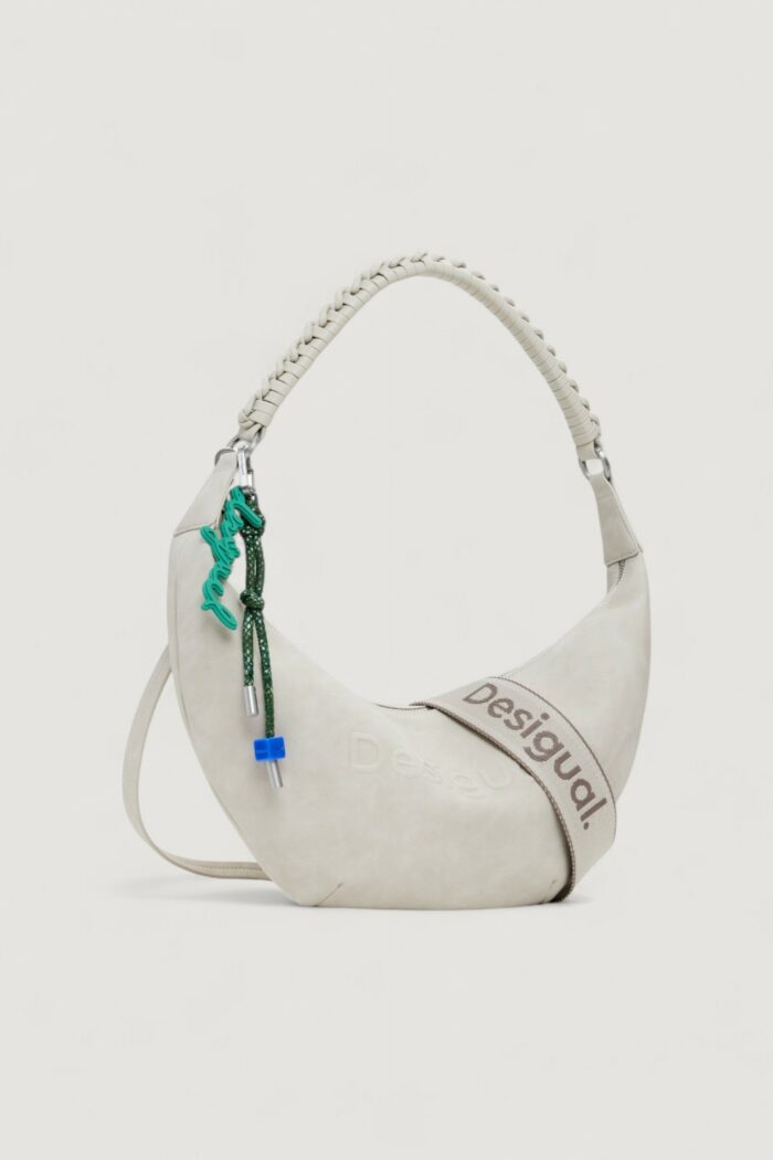 Borsa Desigual BAG HALF LOGO ZANTE PIED Avorio – 25WAXPB3