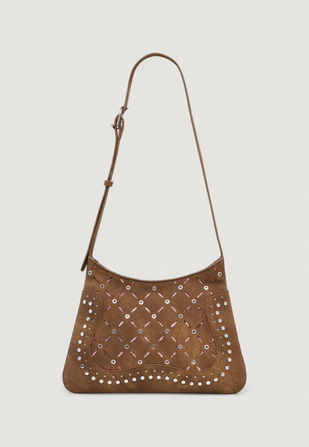 Borsa Desigual BAG_YANKEE MANAOS CAMEL Beige - Foto 3