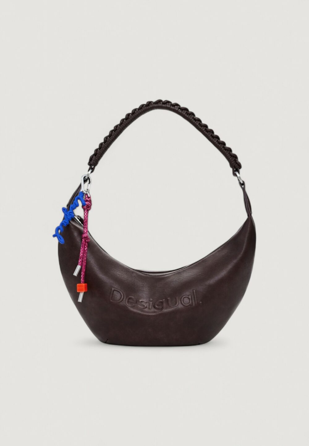Borsa Desigual BAG_HALF LOGO ZANTE C Marrone - Foto 1