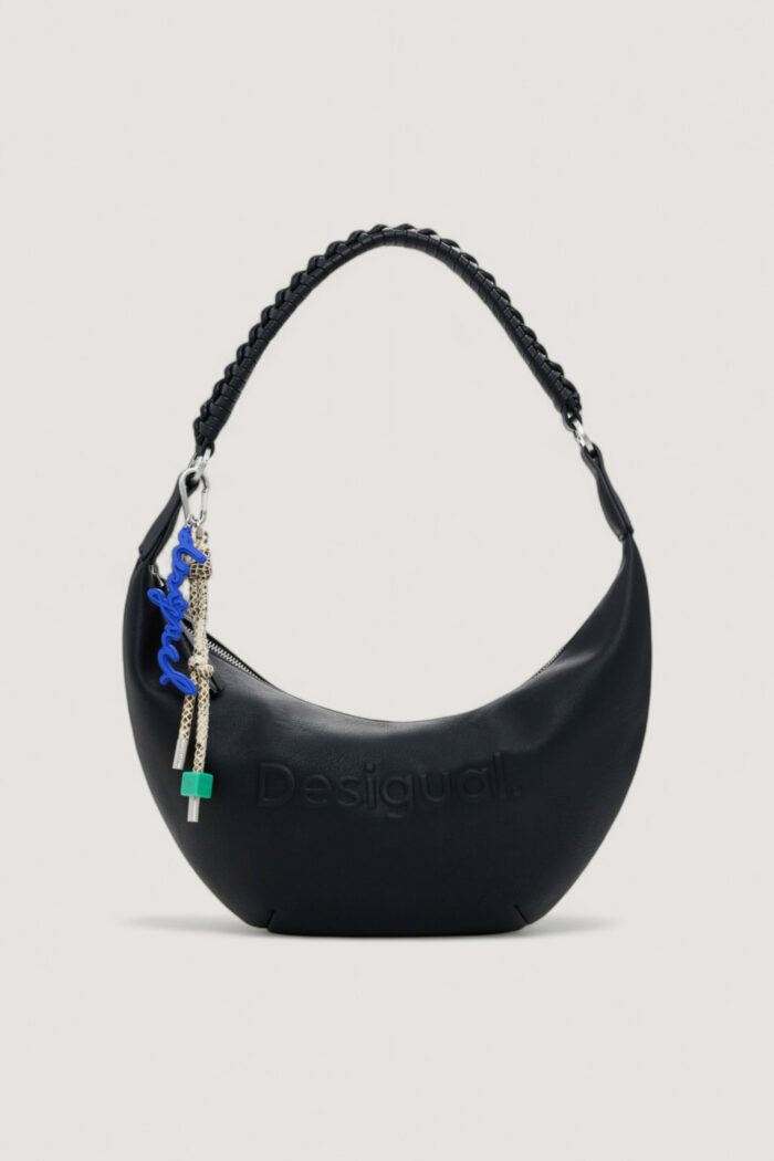 Borsa Desigual BAG_HALF LOGO ZANTE BLACK Nero – 25WAXP52