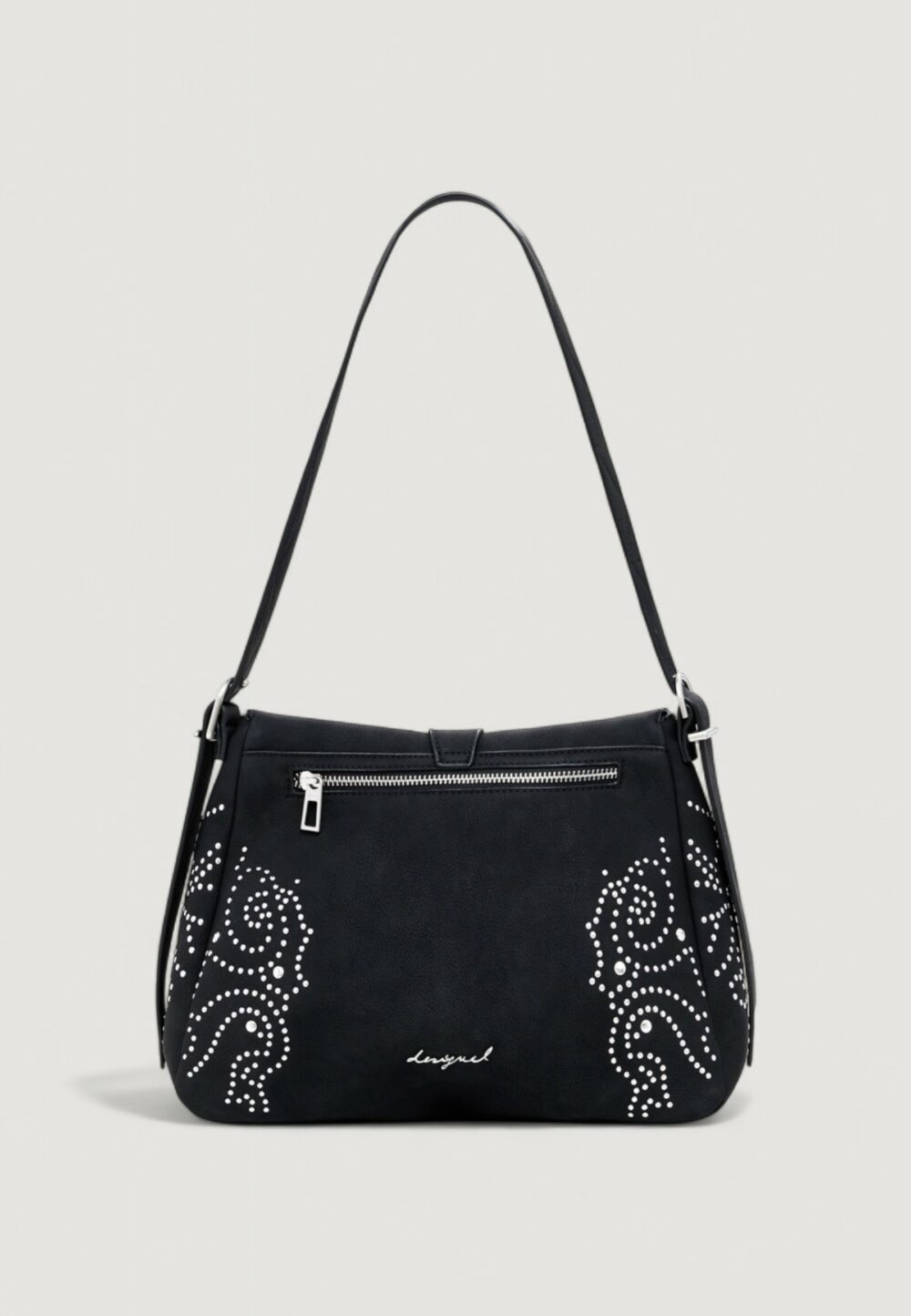 Borsa Desigual BAG_POKER FACE POSADAS MI Nero - Foto 3
