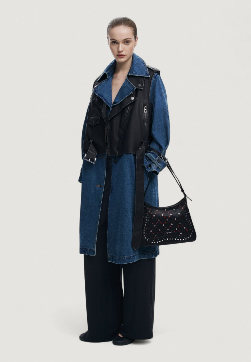 Borsa Desigual BAG_YANKEE MANAOS BLACK Nero - Foto 4