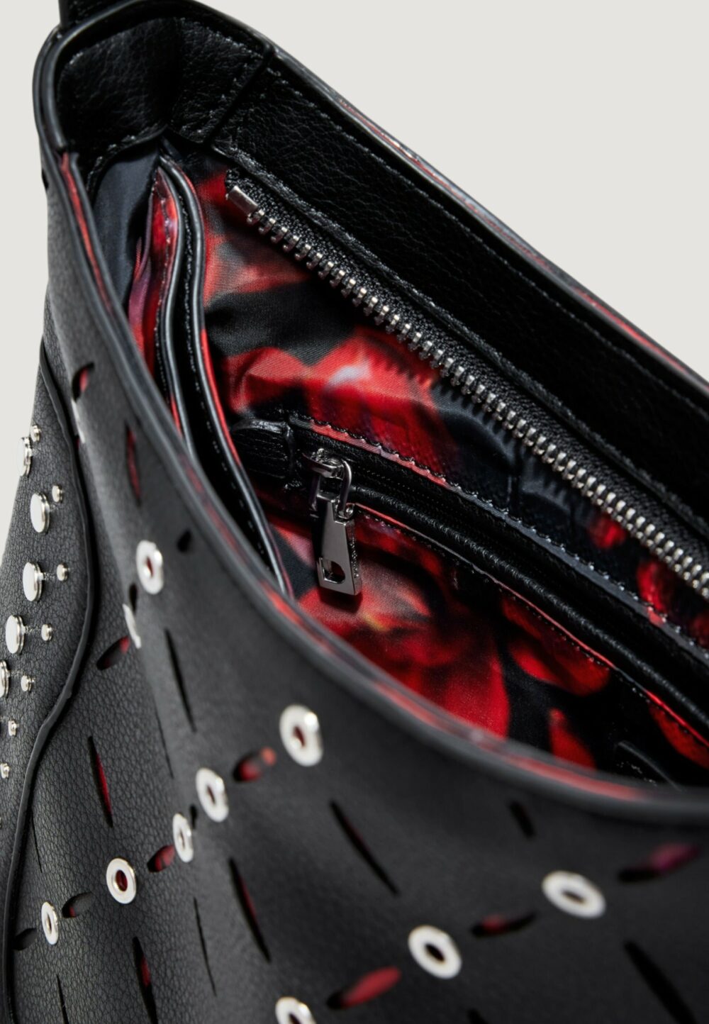 Borsa Desigual BAG_YANKEE MANAOS BLACK Nero - Foto 5