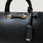 Borsa Guess LEFIA LUXURY SATCHEL Nero - Foto 3