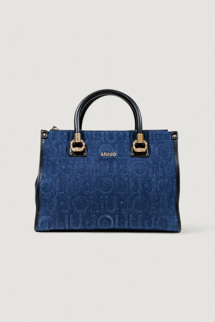 Borsa Liu-jo M SATCHEL Blue Denim Scuro – AF5008 D0001