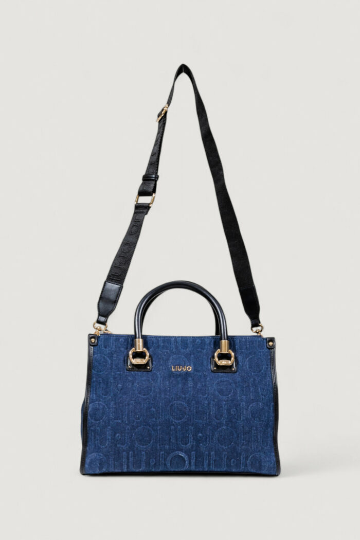 Borsa Liu-jo M SATCHEL Blue Denim Scuro – AF5008 D0001