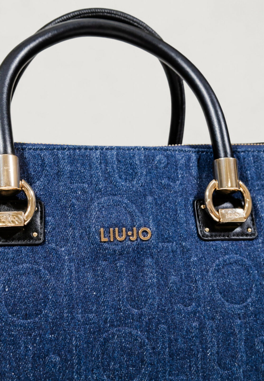 Borsa Liu-Jo M SATCHEL Blue Denim Scuro - Foto 3