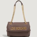 Borsa Love Moschino HAMMERED LOGO Marrone Scuro - Foto 1