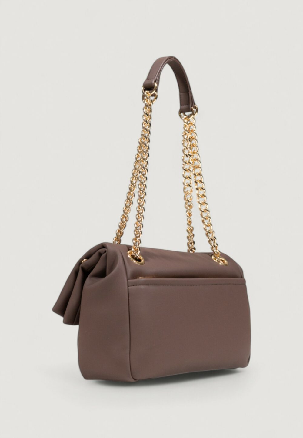 Borsa Love Moschino HAMMERED LOGO Marrone Scuro - Foto 4