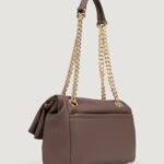 Borsa Love Moschino HAMMERED LOGO Marrone Scuro - Foto 4